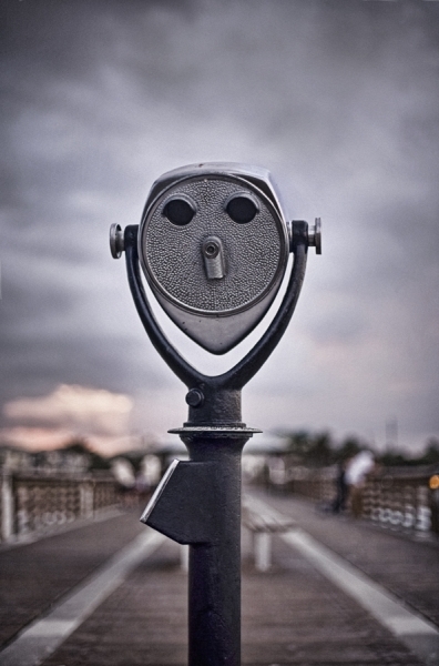 Photograph Pete Barrett What Are You Lookin At on One Eyeland